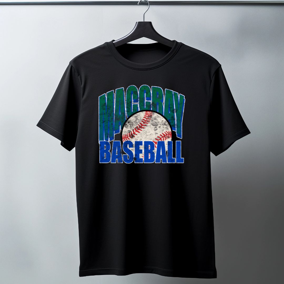 MACCRAY Baseball- Distressed