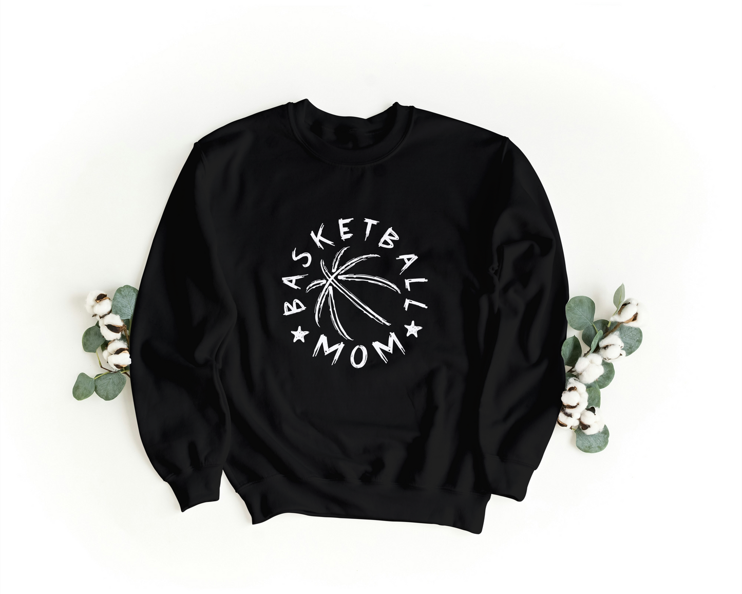 Basketball Mom White