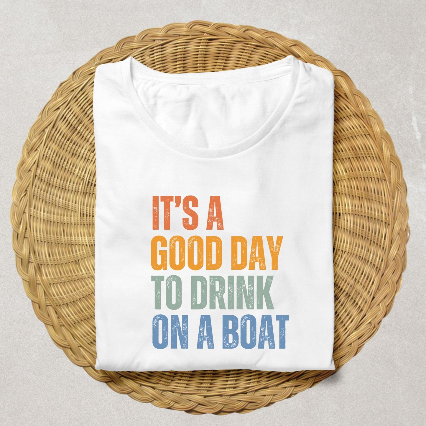 It's a good day to drink on a boat