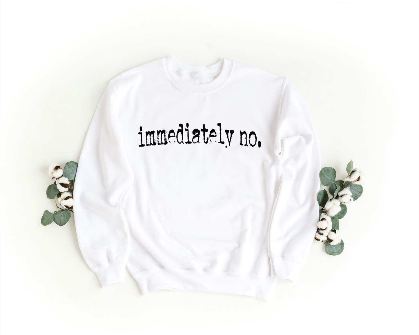 Immediately no black