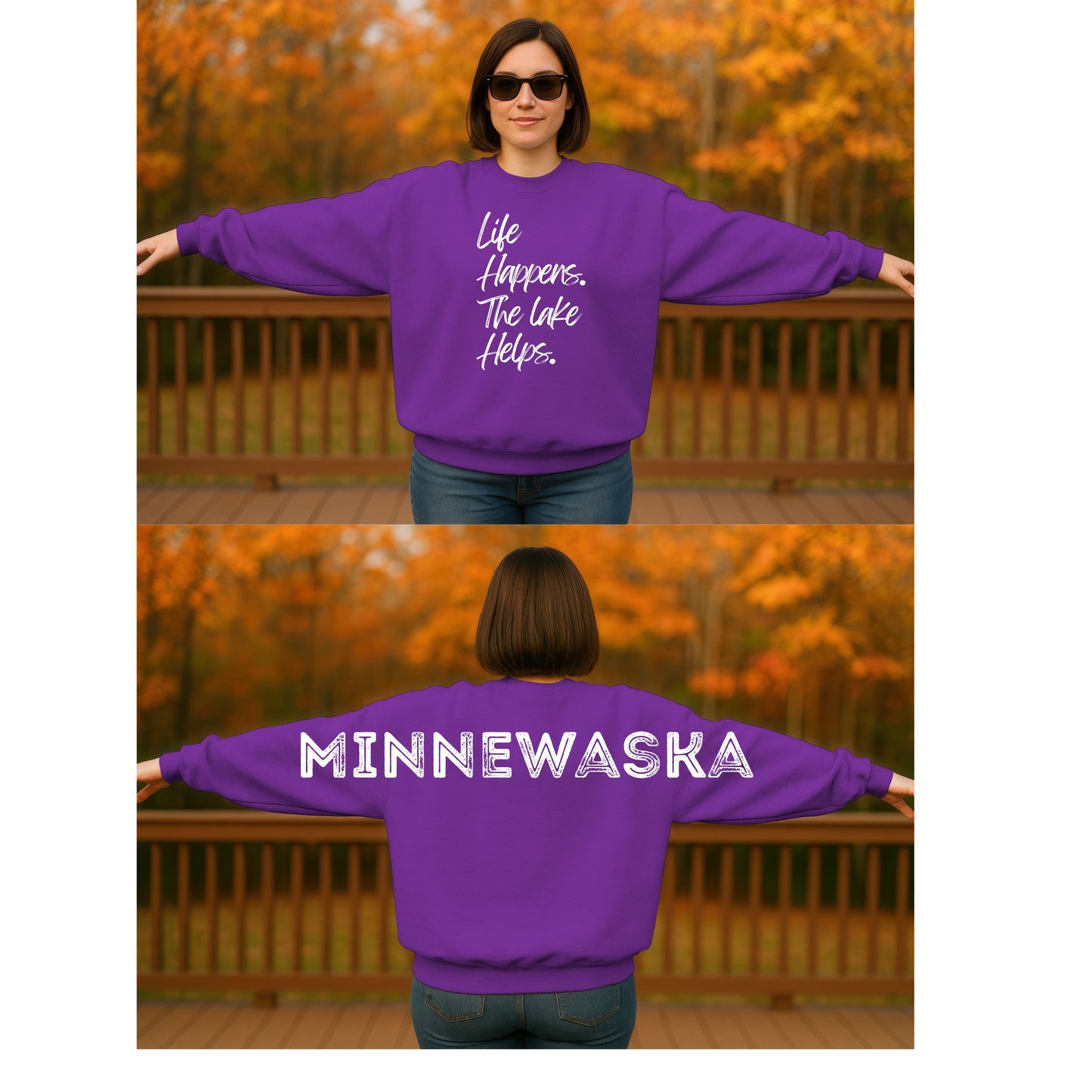 Life happens. The Lake helps. Minnewaska- White