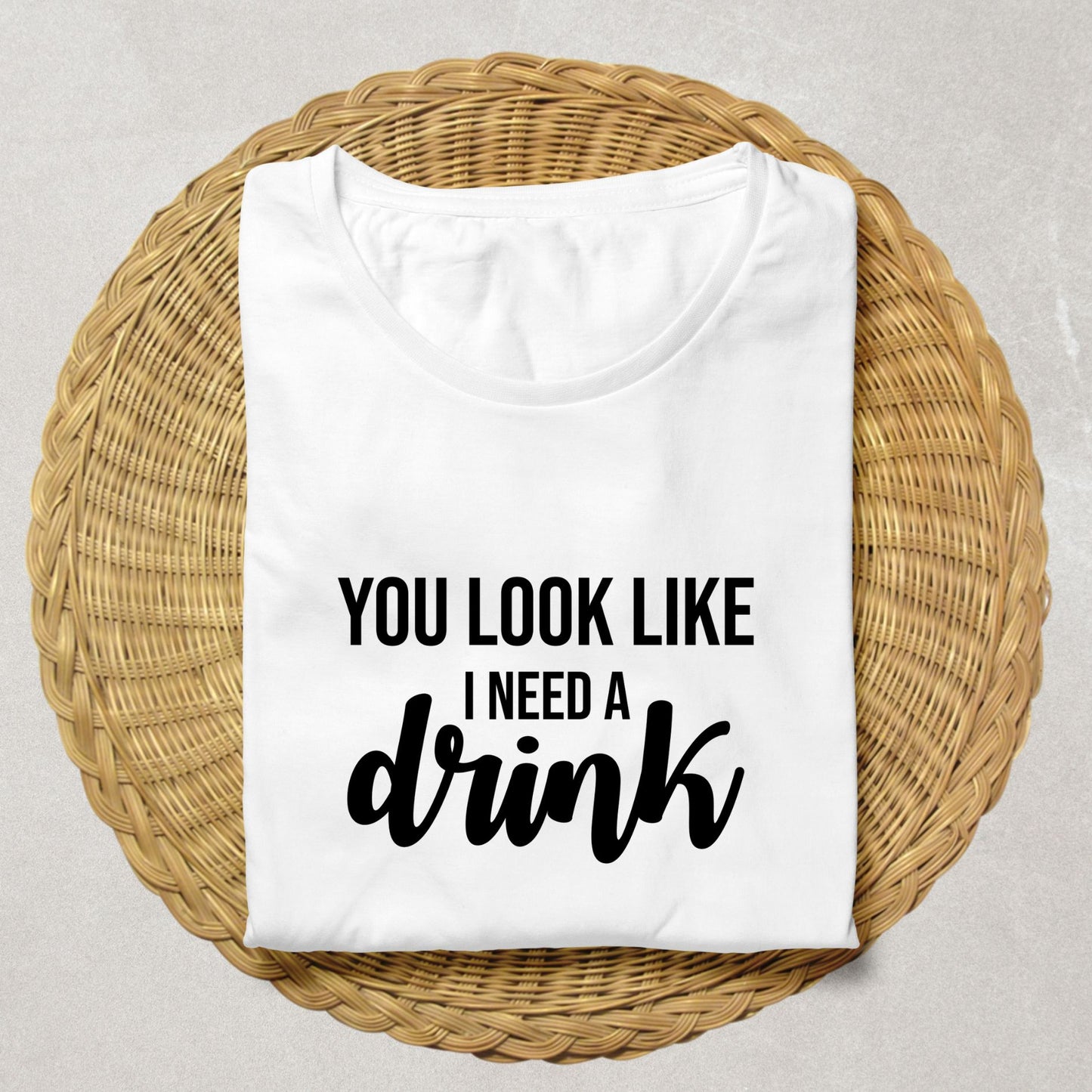 You look like I need a drink